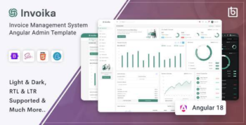 Invoika - Angular 18 Invoice Management Admin Template