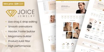Joice Jewelry Store – Jewelry & Watches WordPress Theme