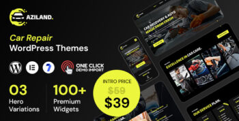 Aziland - Car Repair WordPress Themes