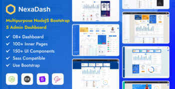 NexaDash - Node Js Bootstrap Admin & Dashboard Template
