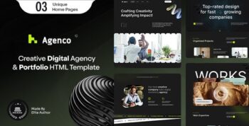 Agenco - Digital Agency & Portfolio Template