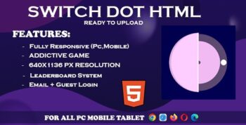 HTML Switch Dot - Unity 6 Fun Game