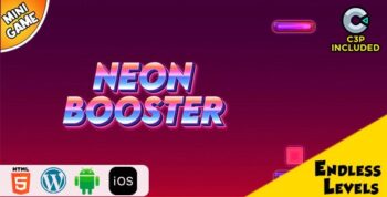 Neon Booster - HTML5 Construct 3 Game