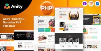 Anity - Charity & Donation PHP Template