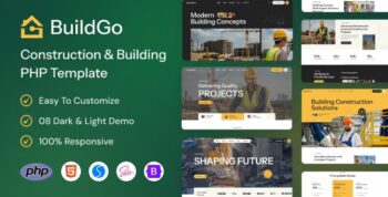 BuildGo - Construction & Building PHP Template