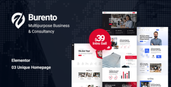 Burento - Multipurpose Business WordPress Theme + RTL