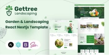 Gettree – Garden & Landscaping React Nextjs Template