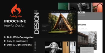 Indochine - Architecture and Interiors Codeigniter Template