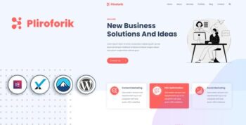 Pliroforik - IT Agency Portfolio WordPress Theme