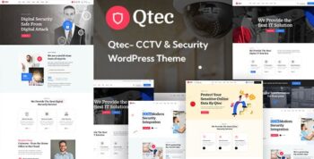 Qtec - CCTV & Security WordPress Theme