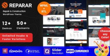 Reparar - Repair WordPress Theme