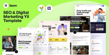 Seom - SEO & digital marketing Yii Template