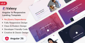 Valexy - Angular 14 Landing Template