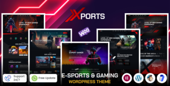 Xports - eSports and Gaming WordPress Theme